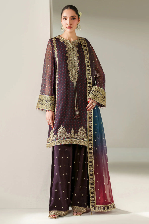 EMBROIDERED CHIFFON UC - 3086 - NEW NAMAL PRET