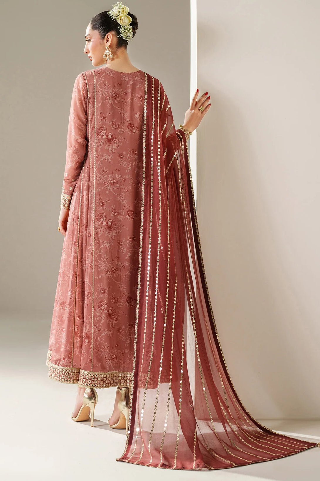 EMBROIDERED CHIFFON UC - 3087 - NEW NAMAL PRET