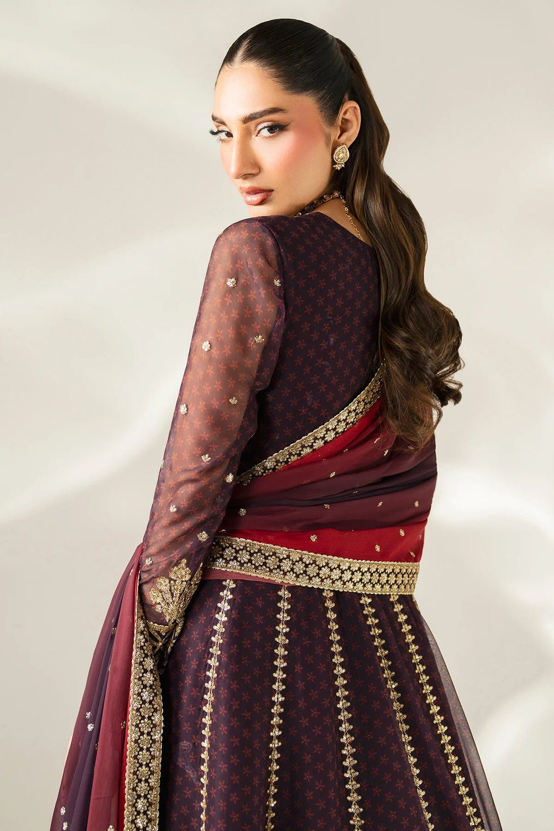 EMBROIDERED CHIFFON UC - 3088 - NEW NAMAL PRET