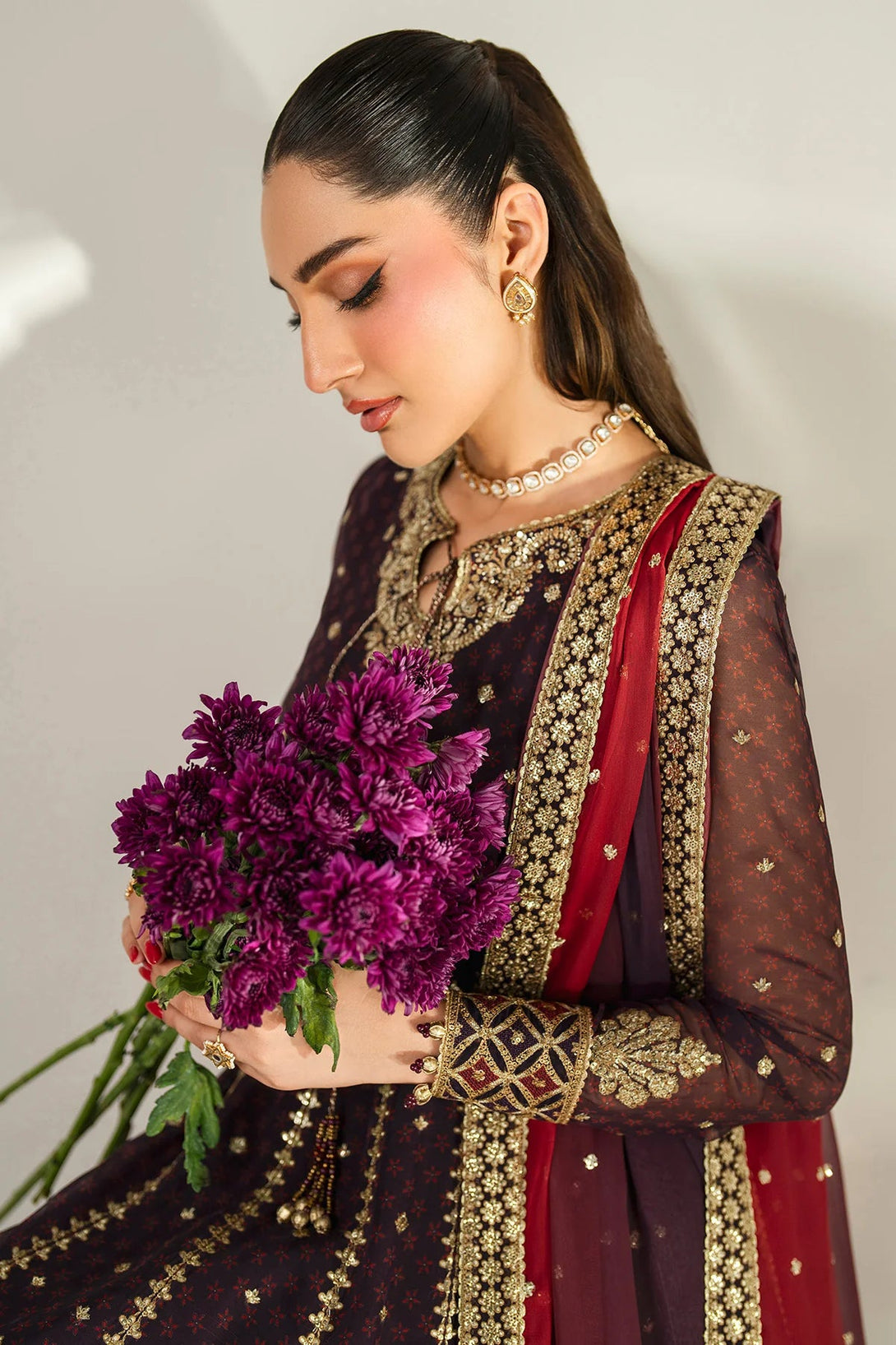 EMBROIDERED CHIFFON UC - 3088 - NEW NAMAL PRET