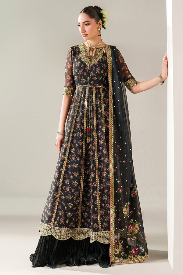 EMBROIDERED CHIFFON UC - 3091 - Namal Pret