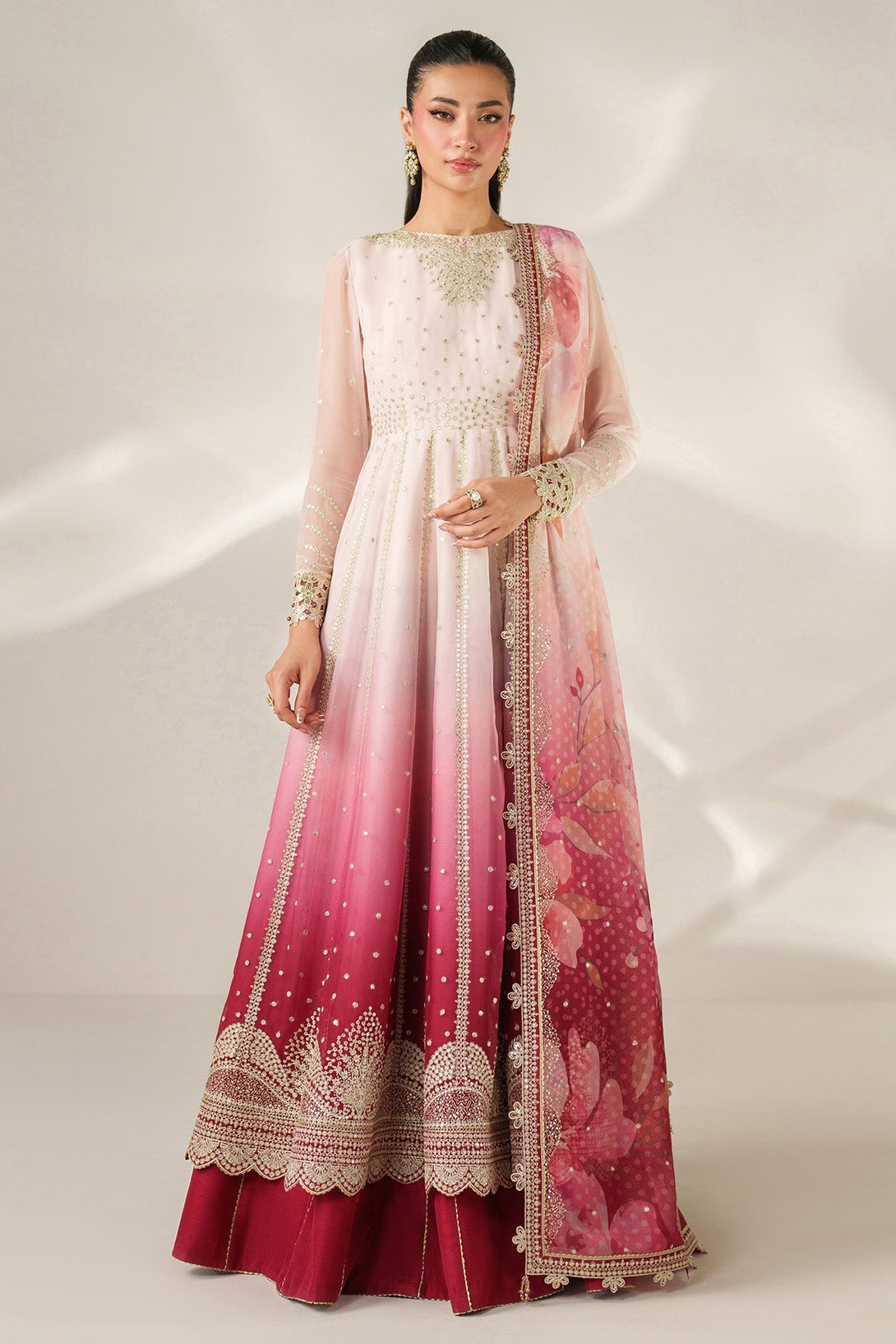 EMBROIDERED CHIFFON UC - 3093 - Namal Pret