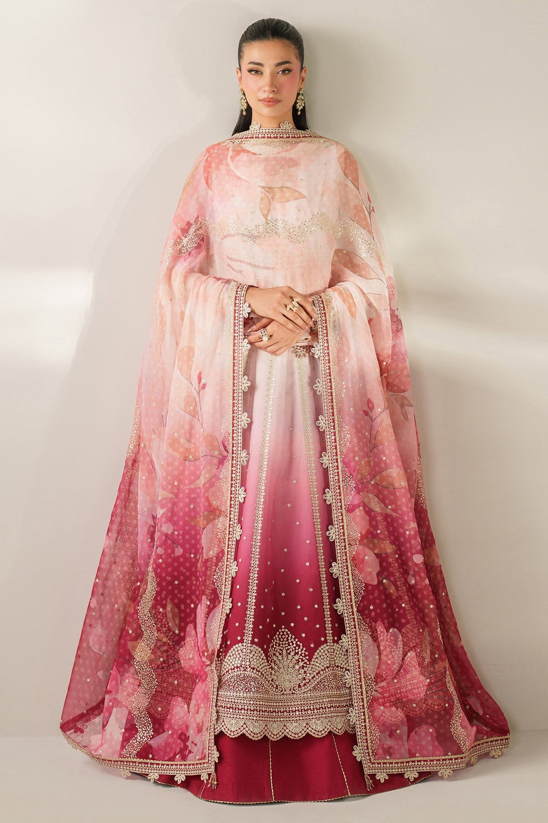 EMBROIDERED CHIFFON UC - 3093 - Namal Pret