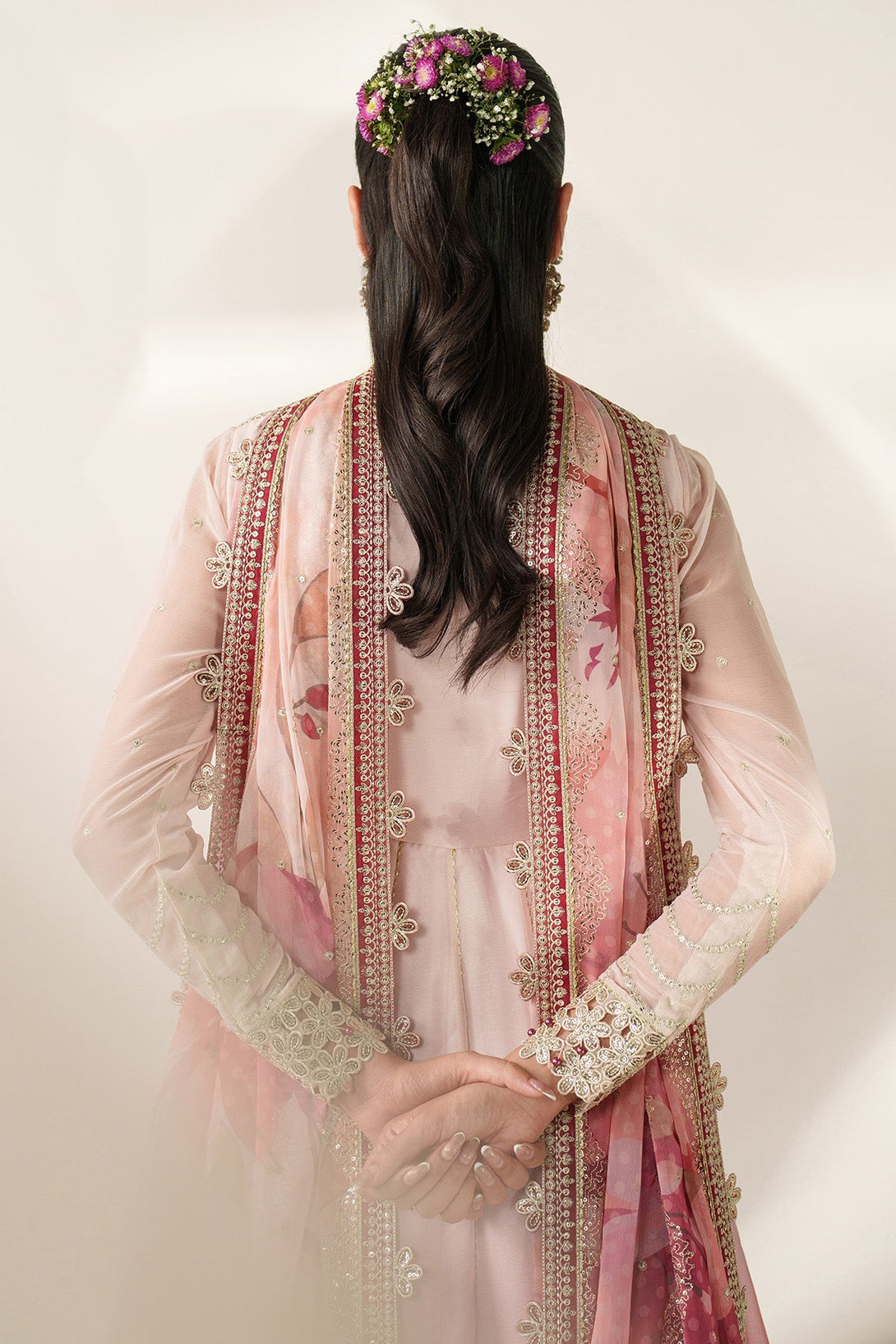 EMBROIDERED CHIFFON UC - 3093 - Namal Pret