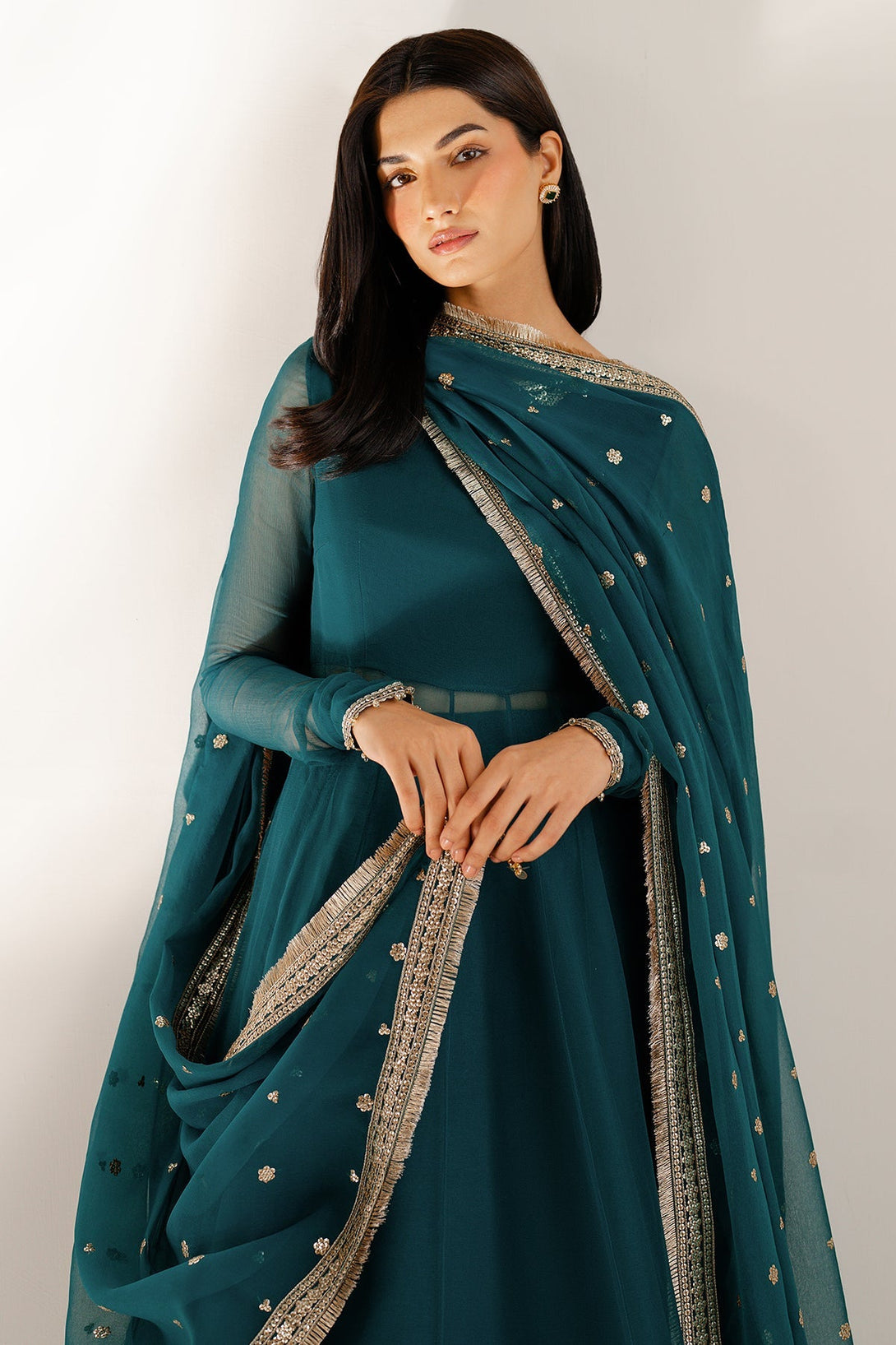 EMBROIDERED CHIFFON UC - 3097 - Namal Pret