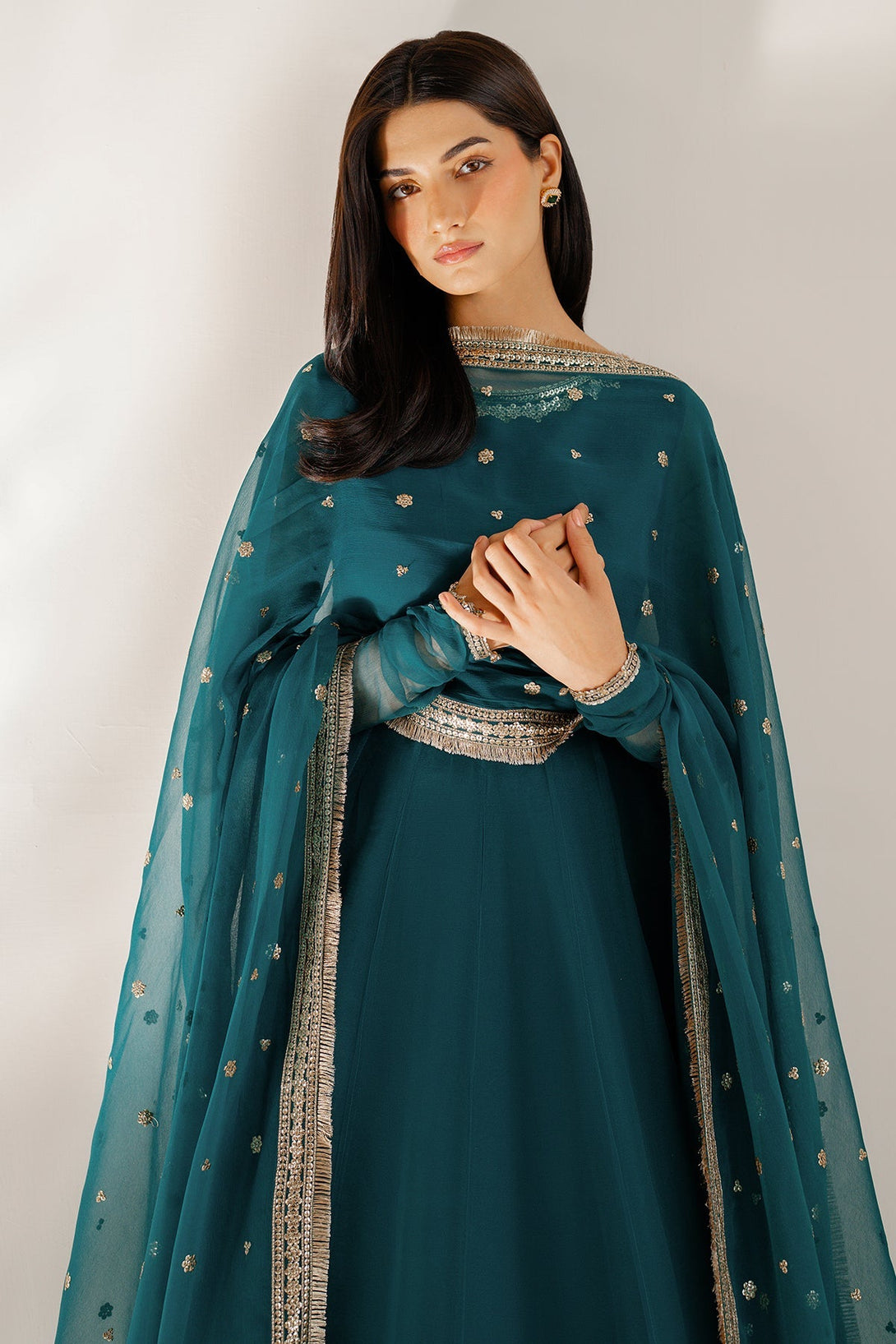 EMBROIDERED CHIFFON UC - 3097 - Namal Pret