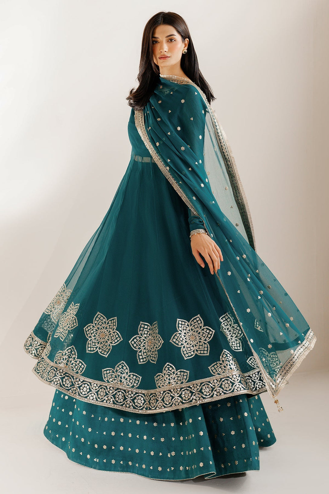 EMBROIDERED CHIFFON UC - 3097 - Namal Pret