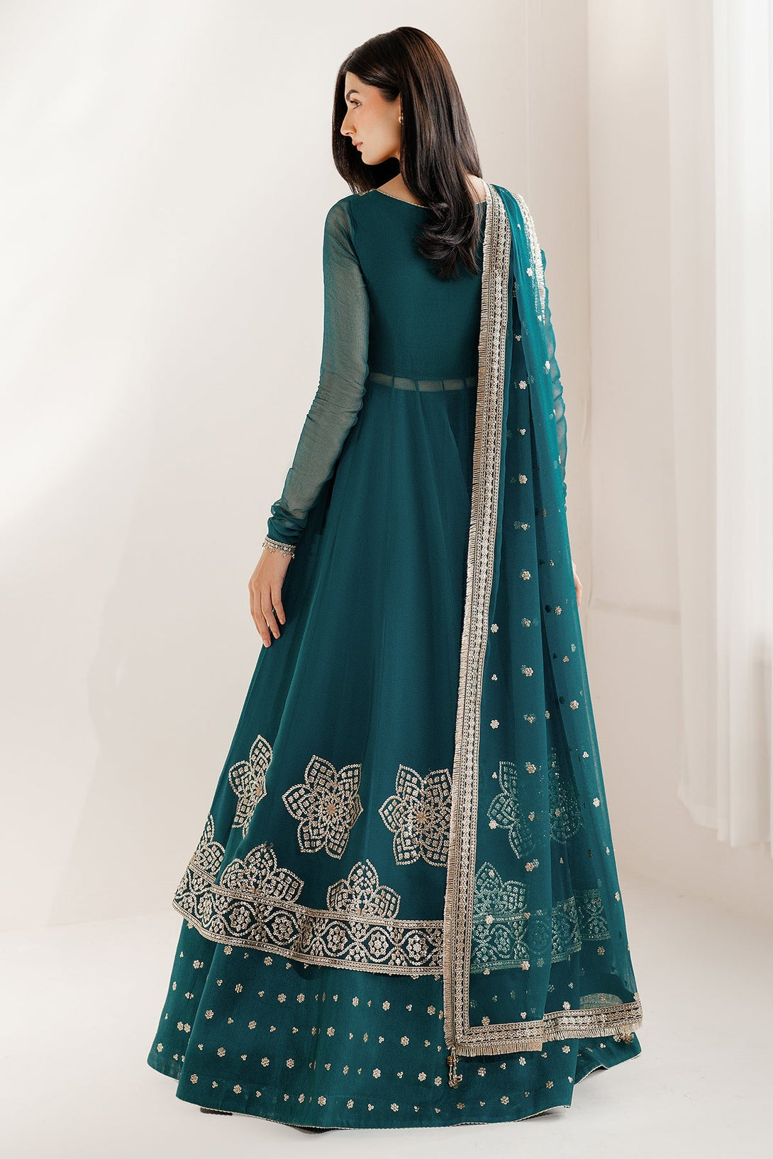 EMBROIDERED CHIFFON UC - 3097 - Namal Pret