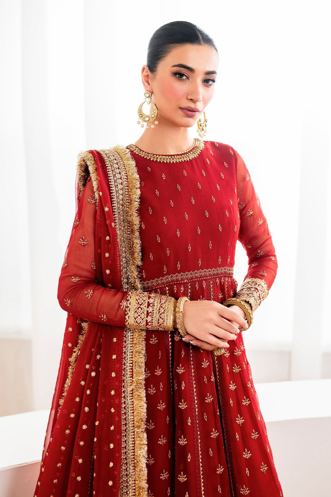 EMBROIDERED CHIFFON UF - 688 - NEW NAMAL PRET