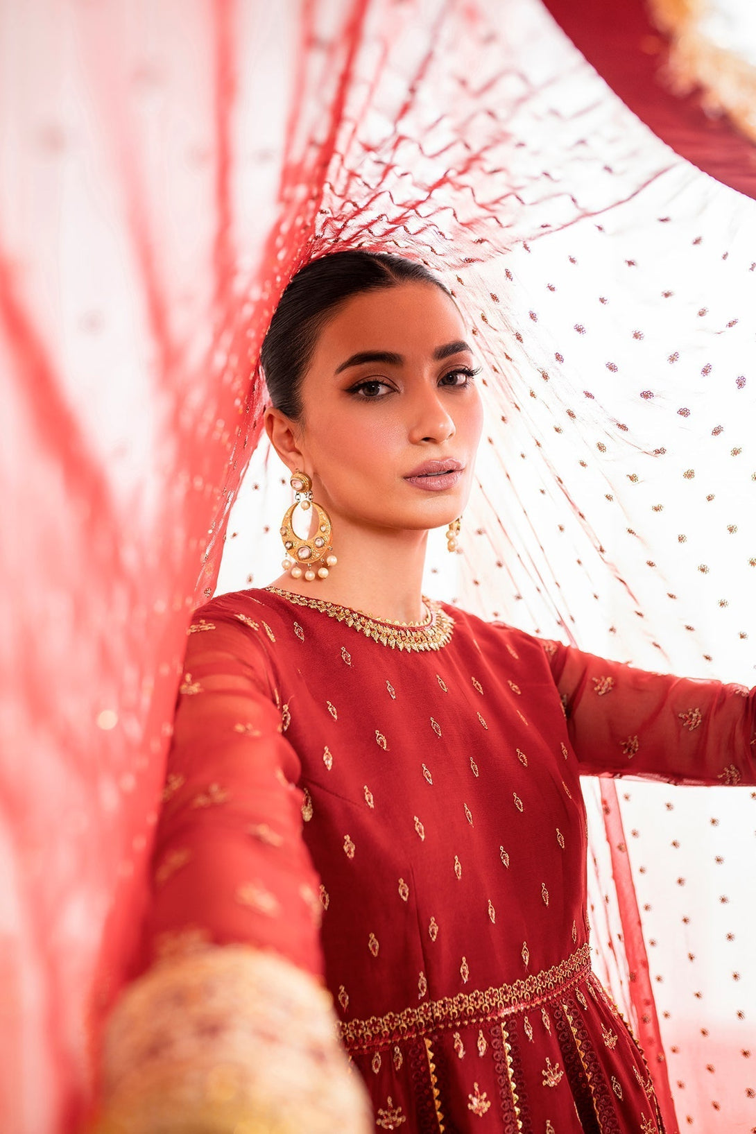 EMBROIDERED CHIFFON UF - 688 - NEW NAMAL PRET