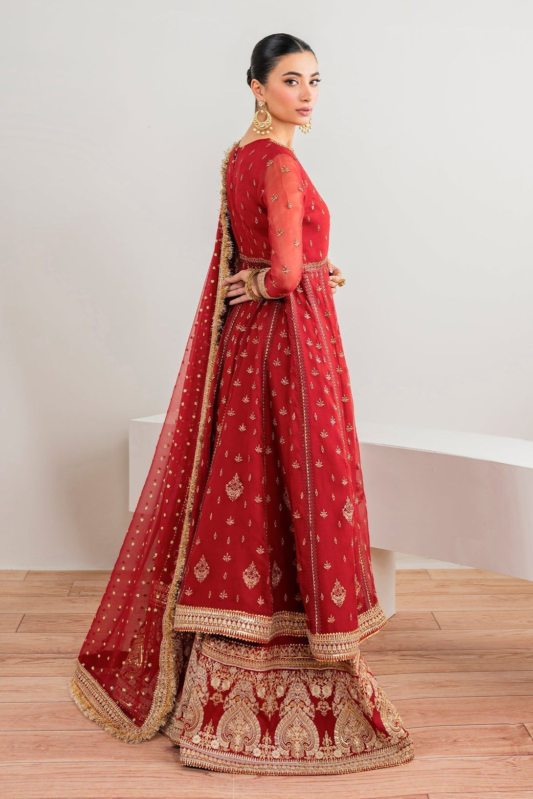 EMBROIDERED CHIFFON UF - 688 - NEW NAMAL PRET