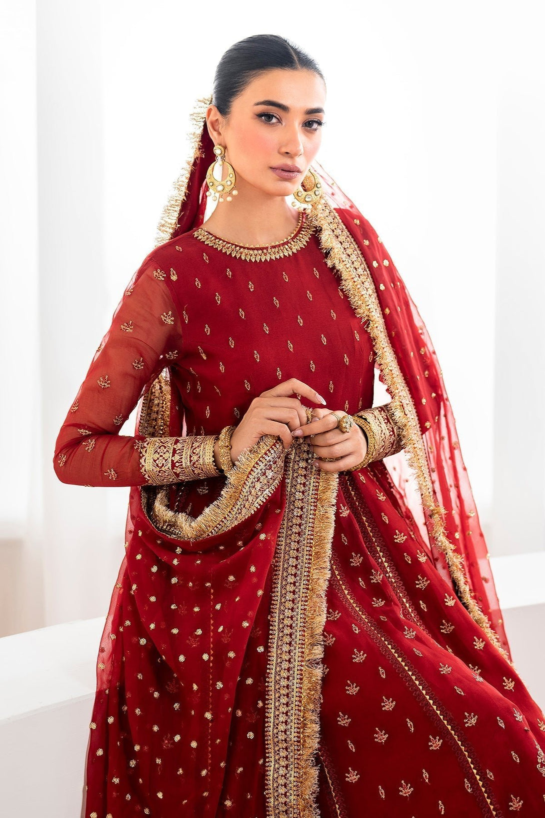 EMBROIDERED CHIFFON UF - 688 - NEW NAMAL PRET
