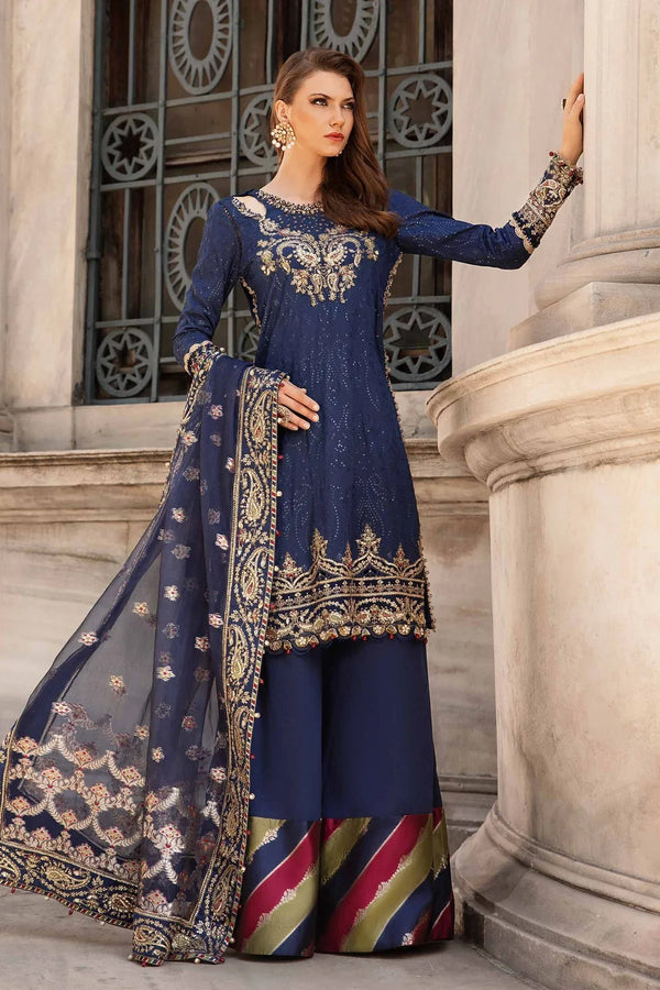 Embroidered Cotton Satin Suit | CST - 804 - NEW NAMAL PRET