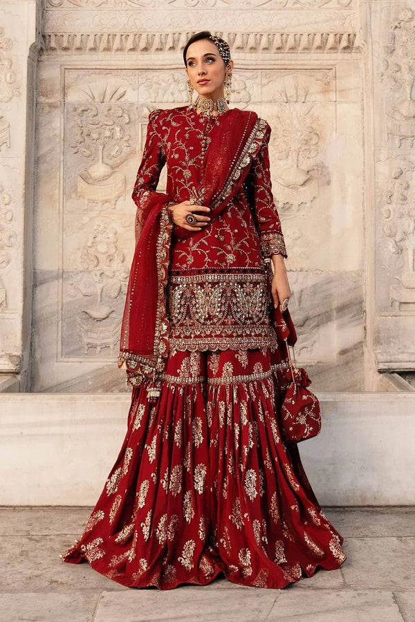 Embroidered Cotton Satin Suit | CST - 807 - NEW NAMAL PRET