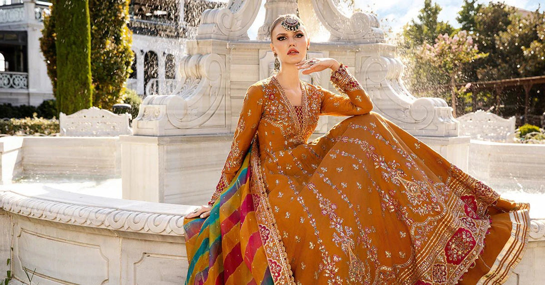 Embroidered Cotton Satin Suit | CST - 812 - NEW NAMAL PRET