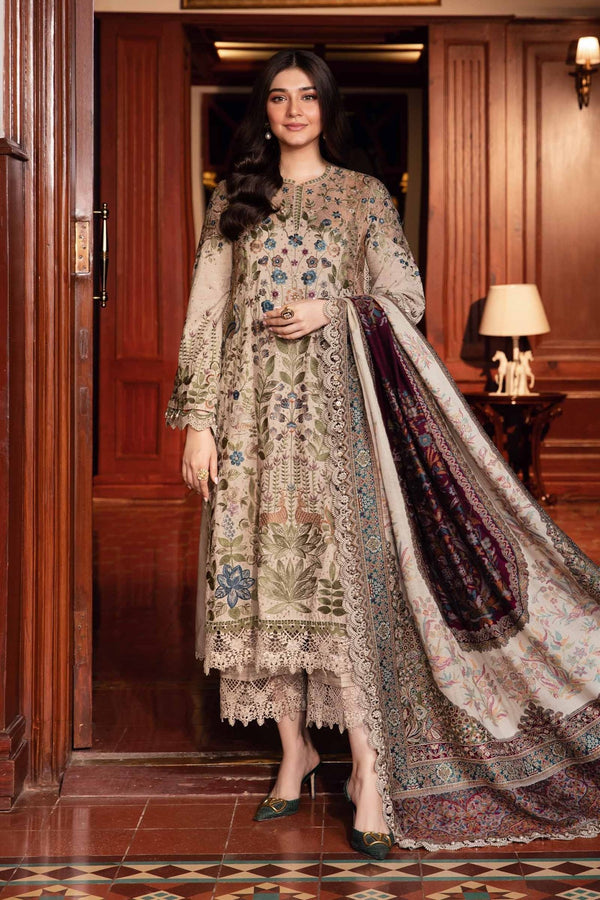 Embroidered Linen Suit | DL - 1211 - NEW NAMAL PRET