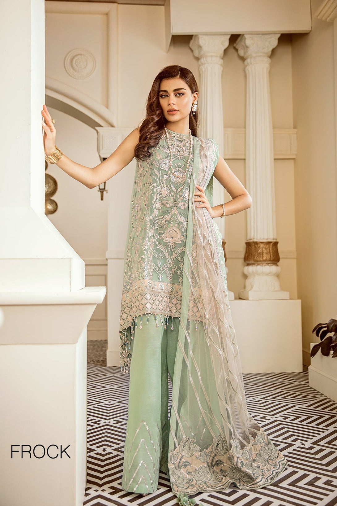 EMBROIDERED NET CH06 - 05 - NEW NAMAL PRET