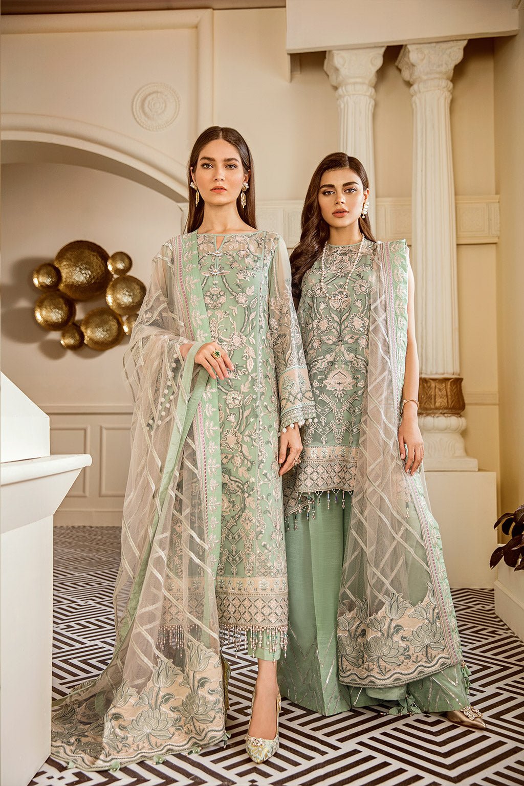 EMBROIDERED NET CH06 - 05 - NEW NAMAL PRET