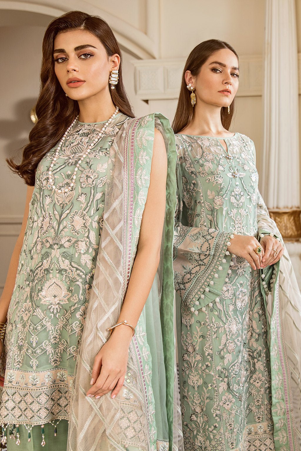 EMBROIDERED NET CH06 - 05 - NEW NAMAL PRET