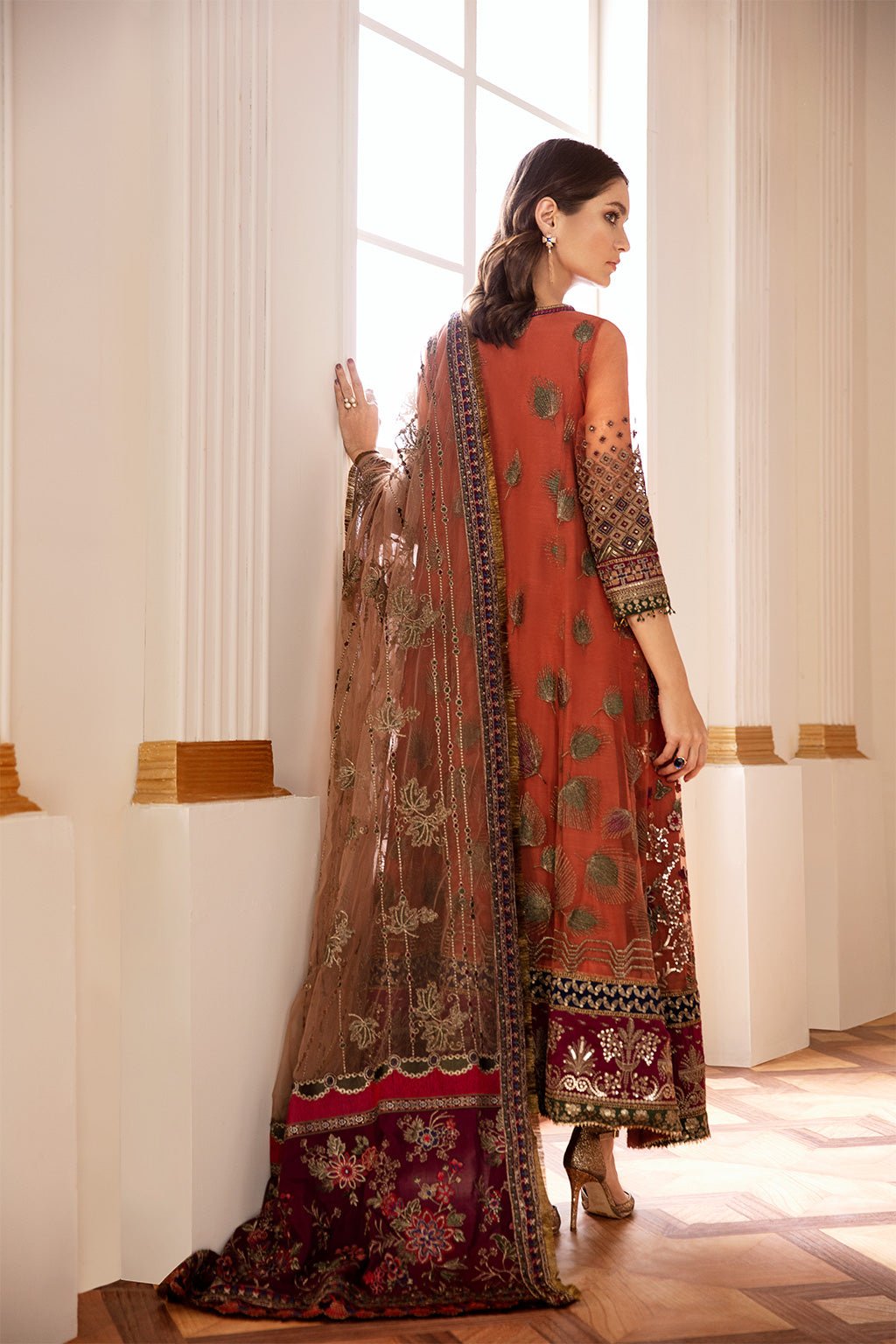 EMBROIDERED NET CH07 - 03 - NEW NAMAL PRET