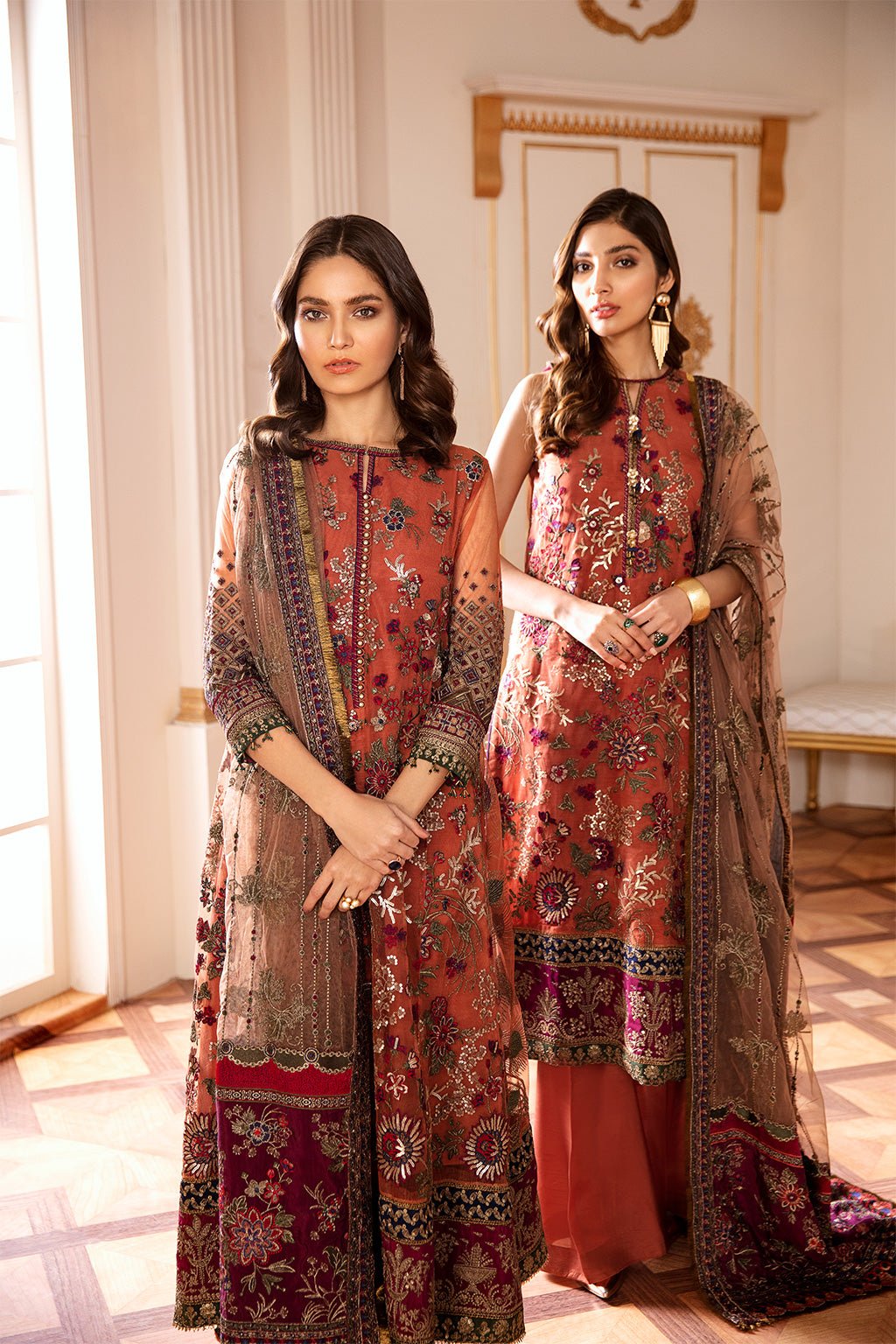 EMBROIDERED NET CH07 - 03 - NEW NAMAL PRET