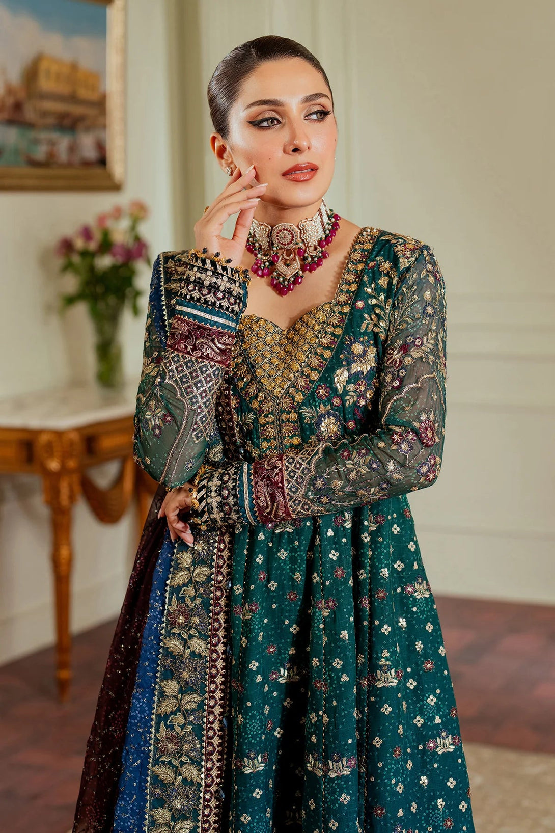 EMBROIDERED NET CH09 - 02 (Copy) - Namal Pret