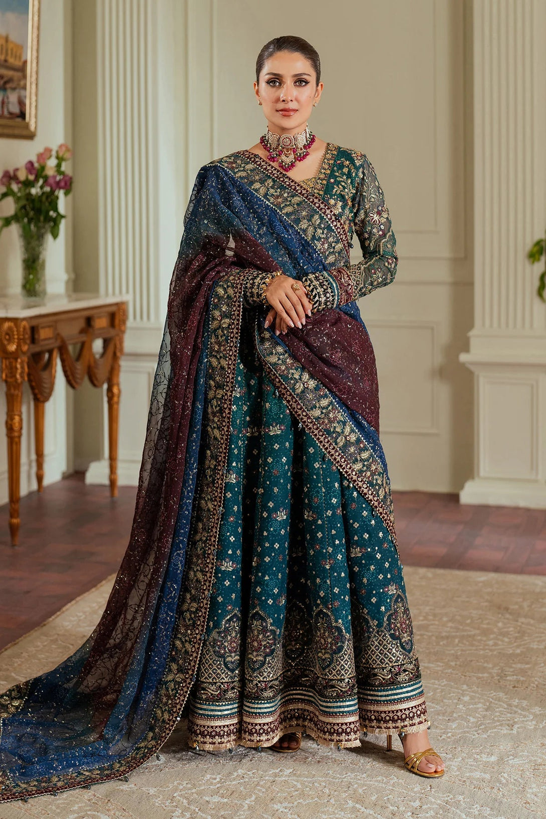 EMBROIDERED NET CH09 - 02 (Copy) - Namal Pret