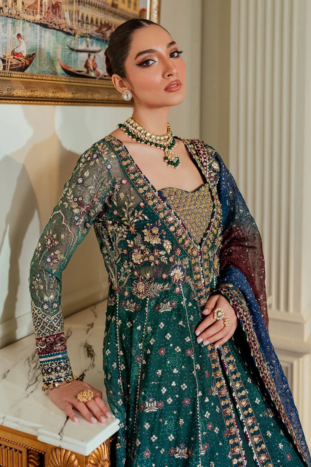 EMBROIDERED NET CH09 - 02 (Copy) - Namal Pret