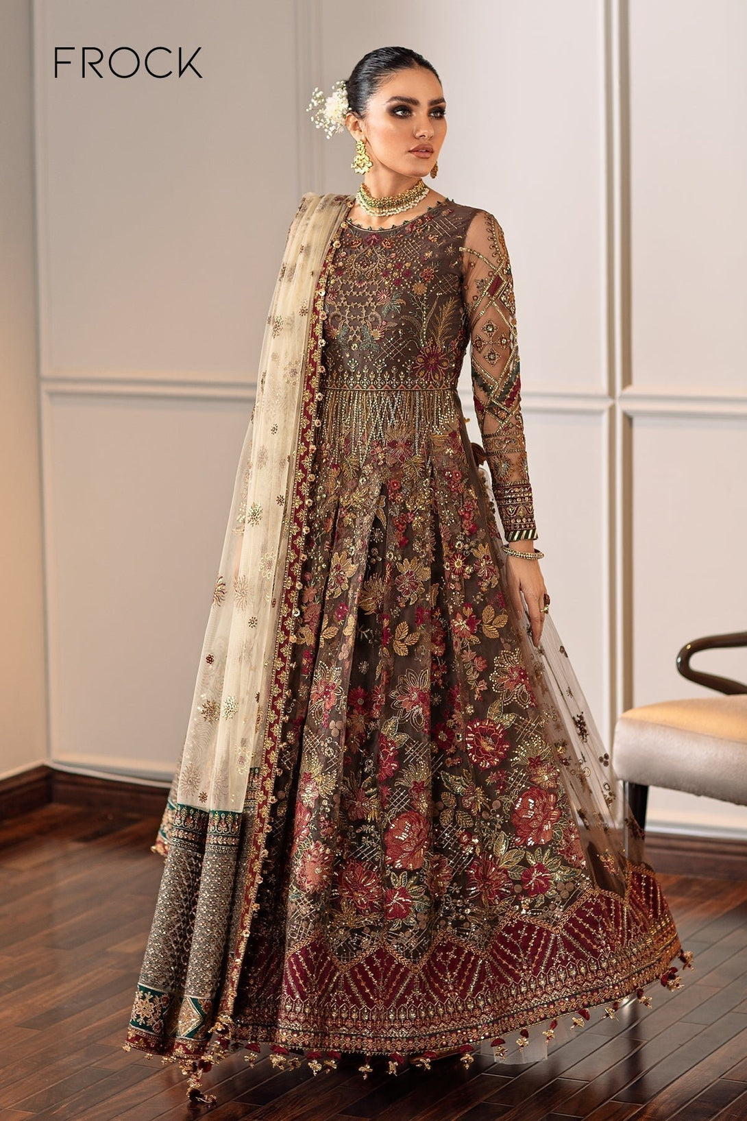 EMBROIDERED NET CH09 - 02 - NEW NAMAL PRET