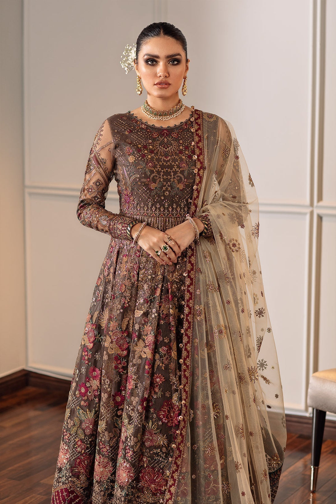 EMBROIDERED NET CH09 - 02 - NEW NAMAL PRET