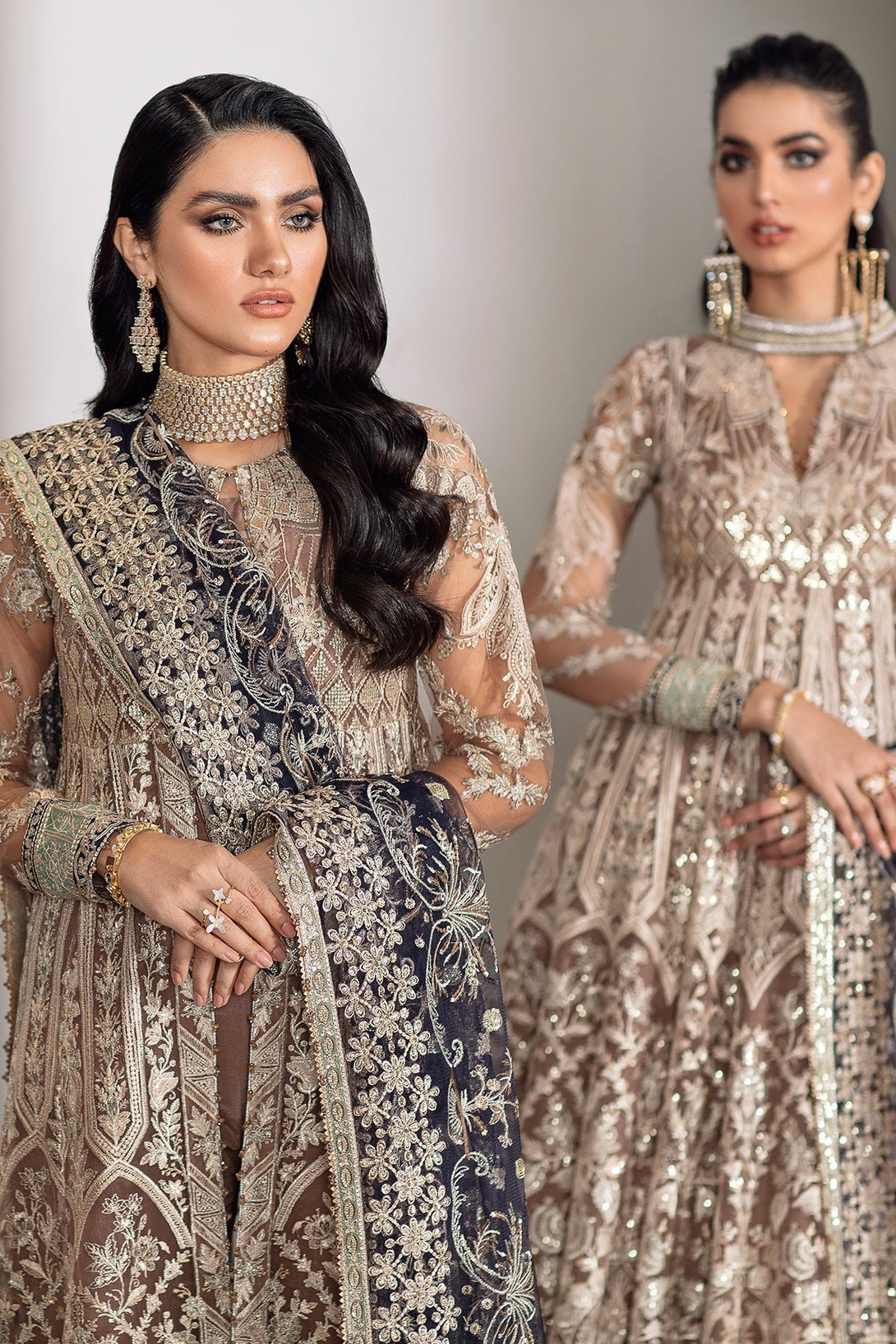 EMBROIDERED NET CH09 - 07 - NEW NAMAL PRET