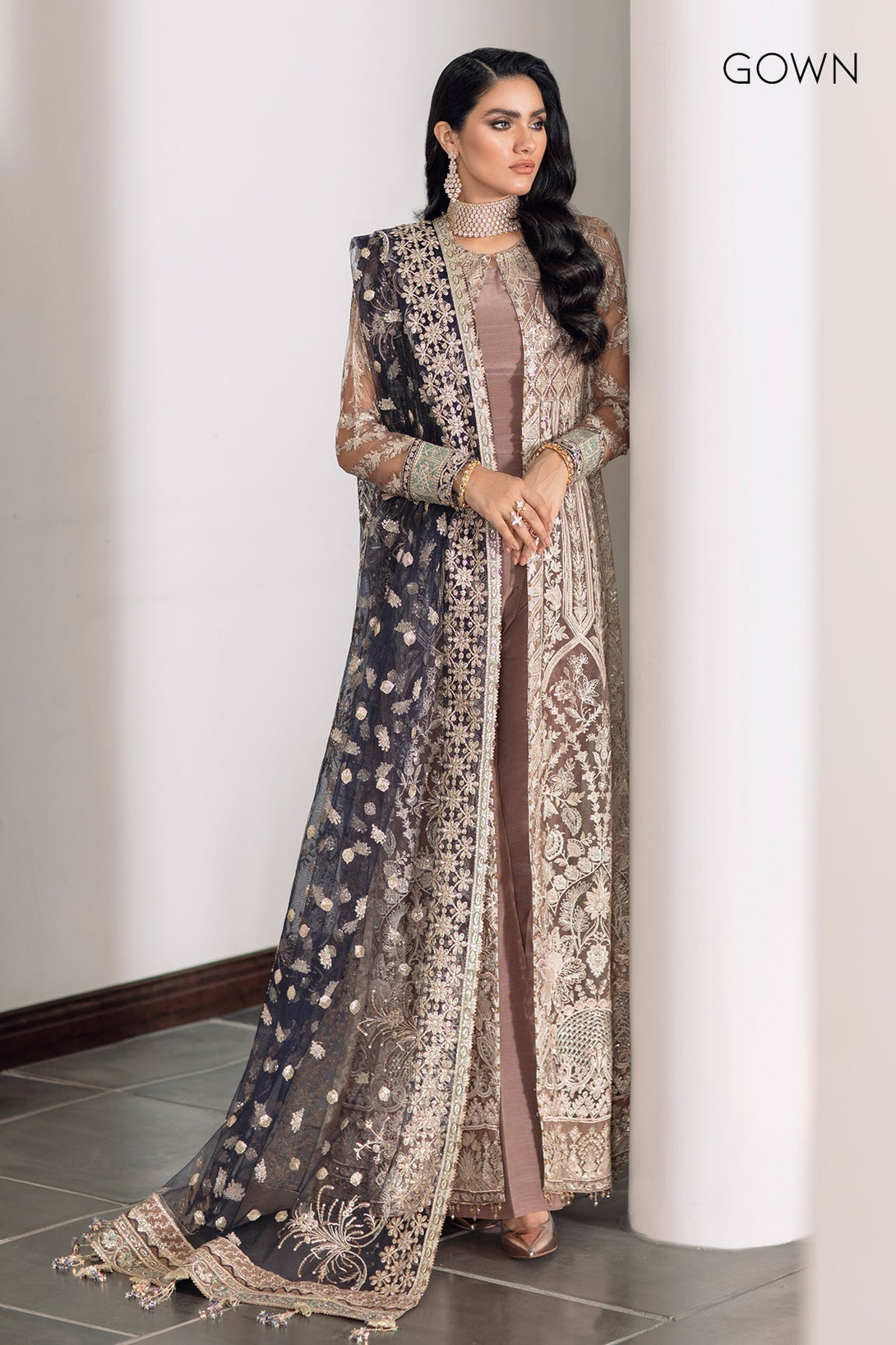EMBROIDERED NET CH09 - 07 - NEW NAMAL PRET
