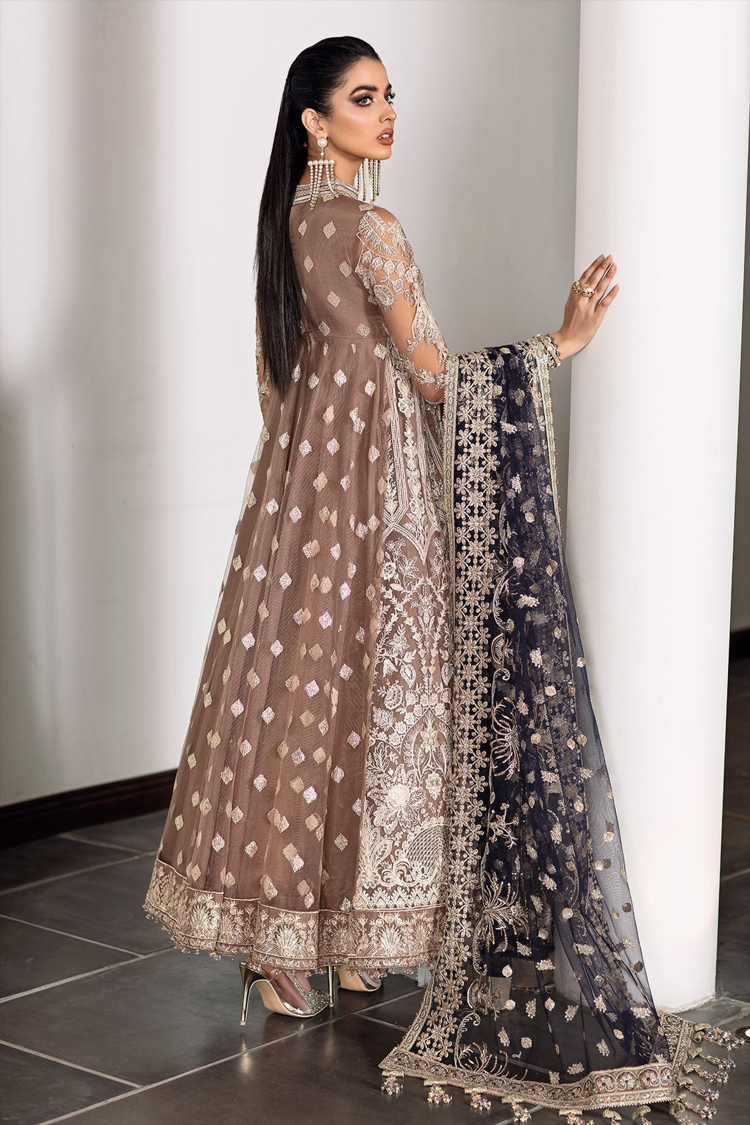 EMBROIDERED NET CH09 - 07 - NEW NAMAL PRET