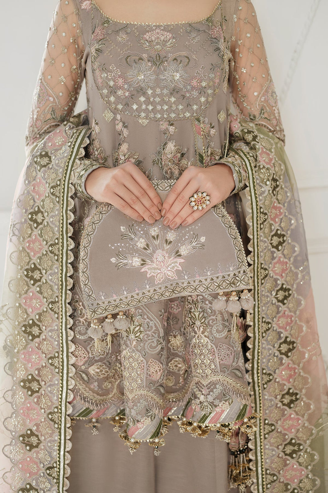 EMBROIDERED NET CH10 - 08 - NEW NAMAL PRET