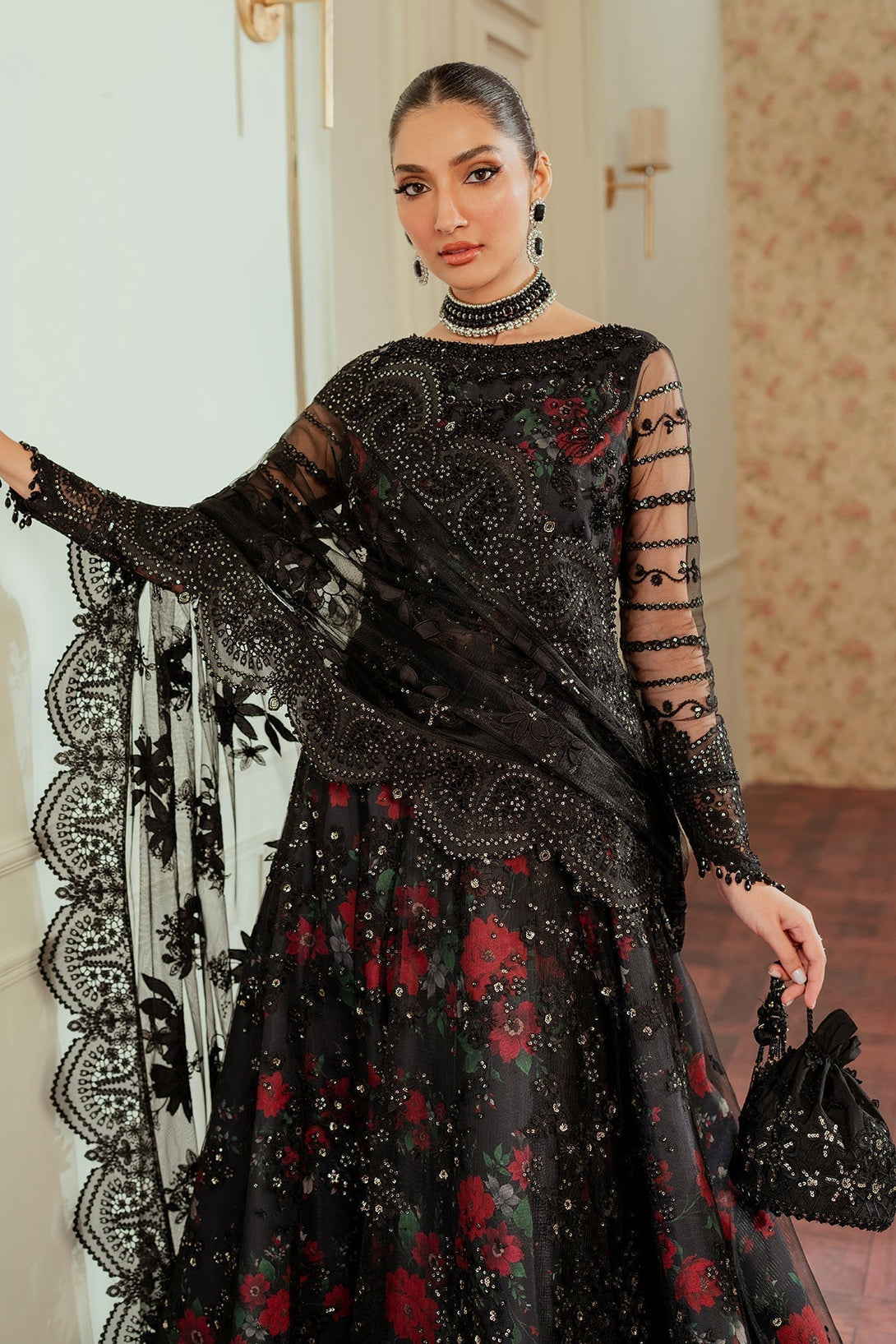 EMBROIDERED NET CH13 - 05 - NEW NAMAL PRET
