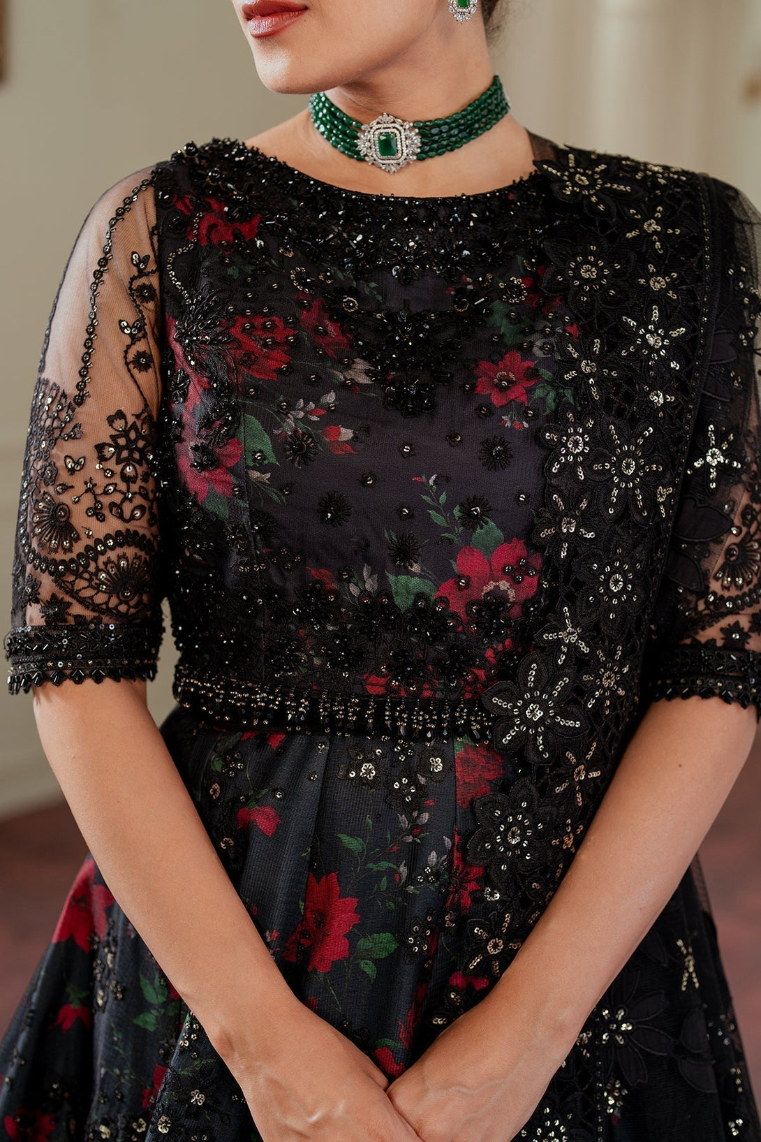 EMBROIDERED NET CH13 - 05 - NEW NAMAL PRET