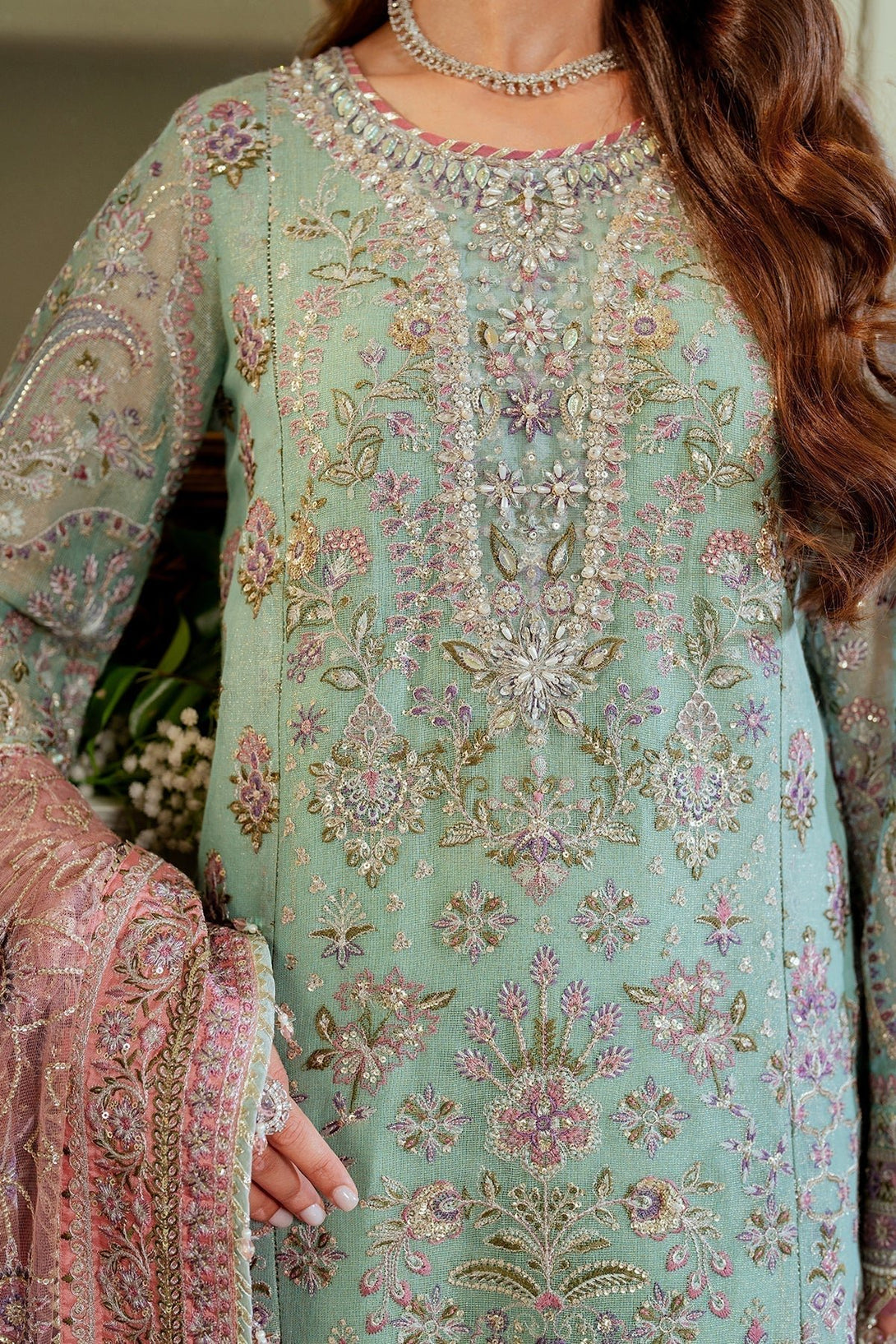 EMBROIDERED NET CH13 - 08 - NEW NAMAL PRET