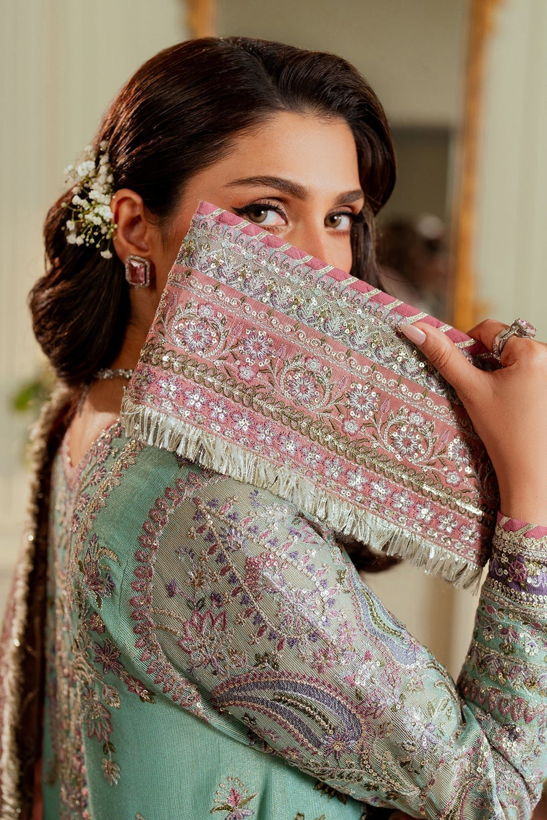 EMBROIDERED NET CH13 - 08 - NEW NAMAL PRET