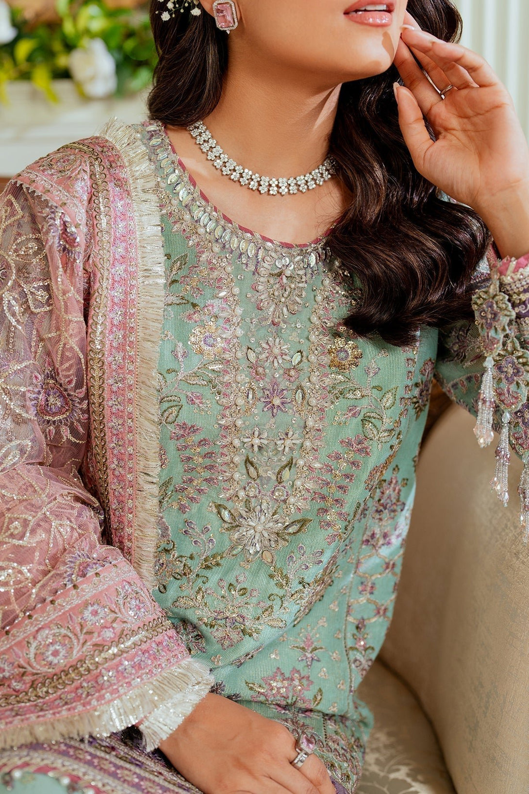 EMBROIDERED NET CH13 - 08 - NEW NAMAL PRET