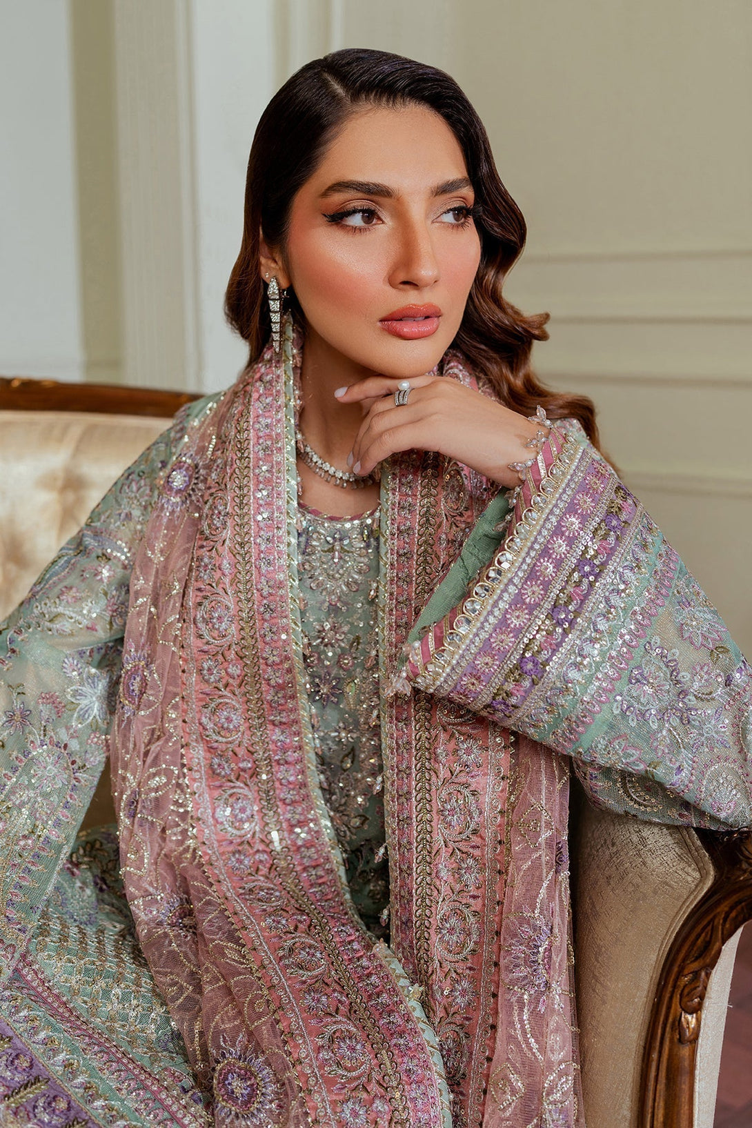 EMBROIDERED NET CH13 - 08 - NEW NAMAL PRET