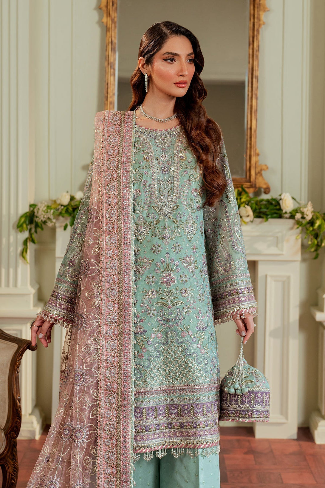 EMBROIDERED NET CH13 - 08 - NEW NAMAL PRET