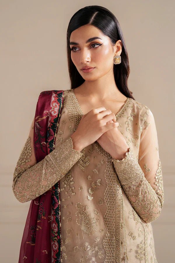 EMBROIDERED NET UN - 4022 - NEW NAMAL PRET