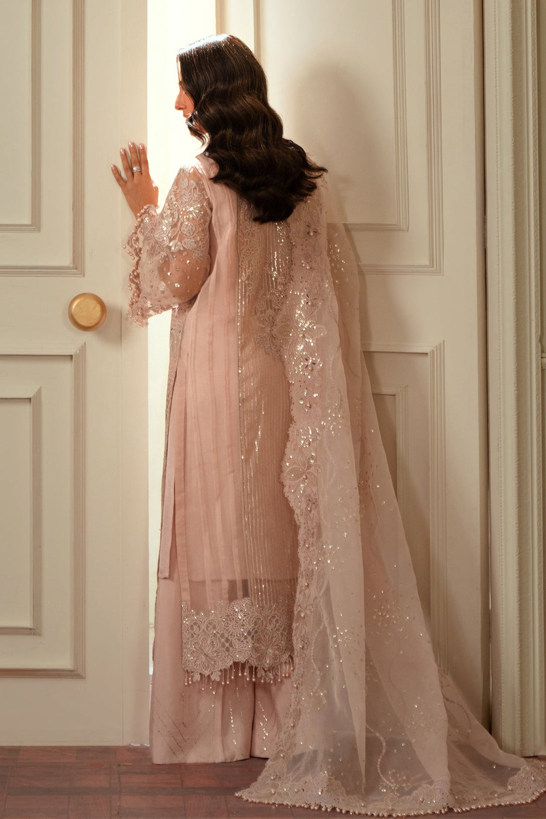 EMBROIDERED ORGANZA CH13 - 04 - NEW NAMAL PRET