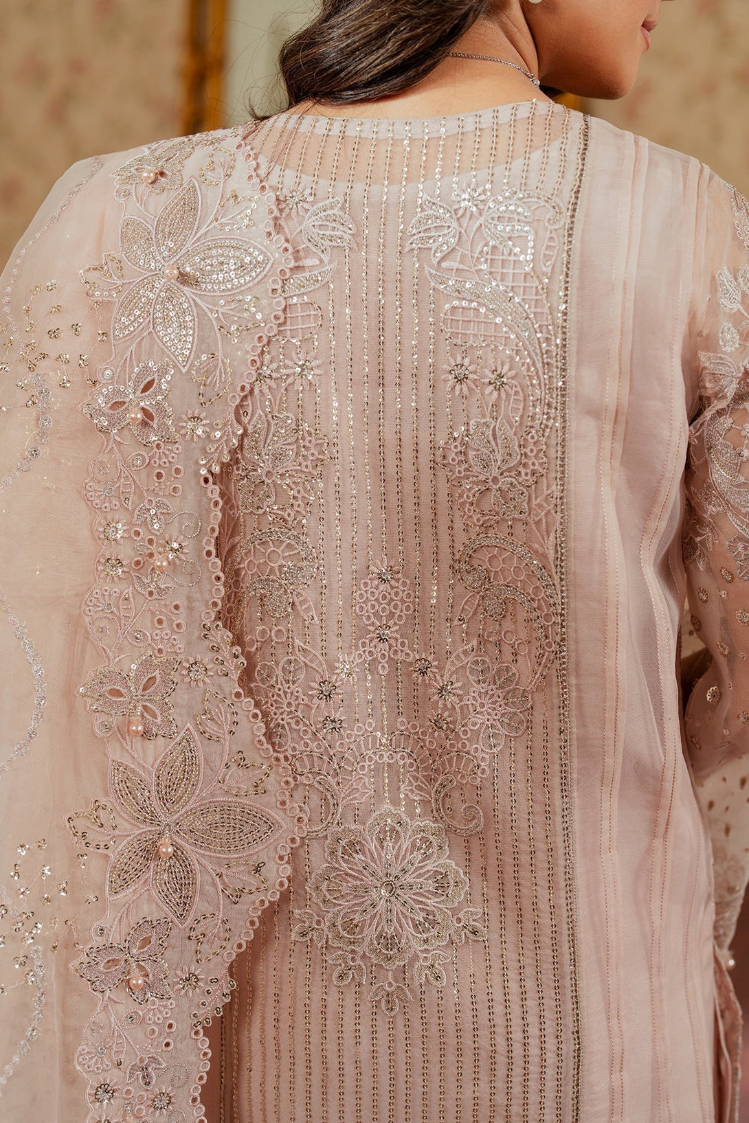 EMBROIDERED ORGANZA CH13 - 04 - NEW NAMAL PRET