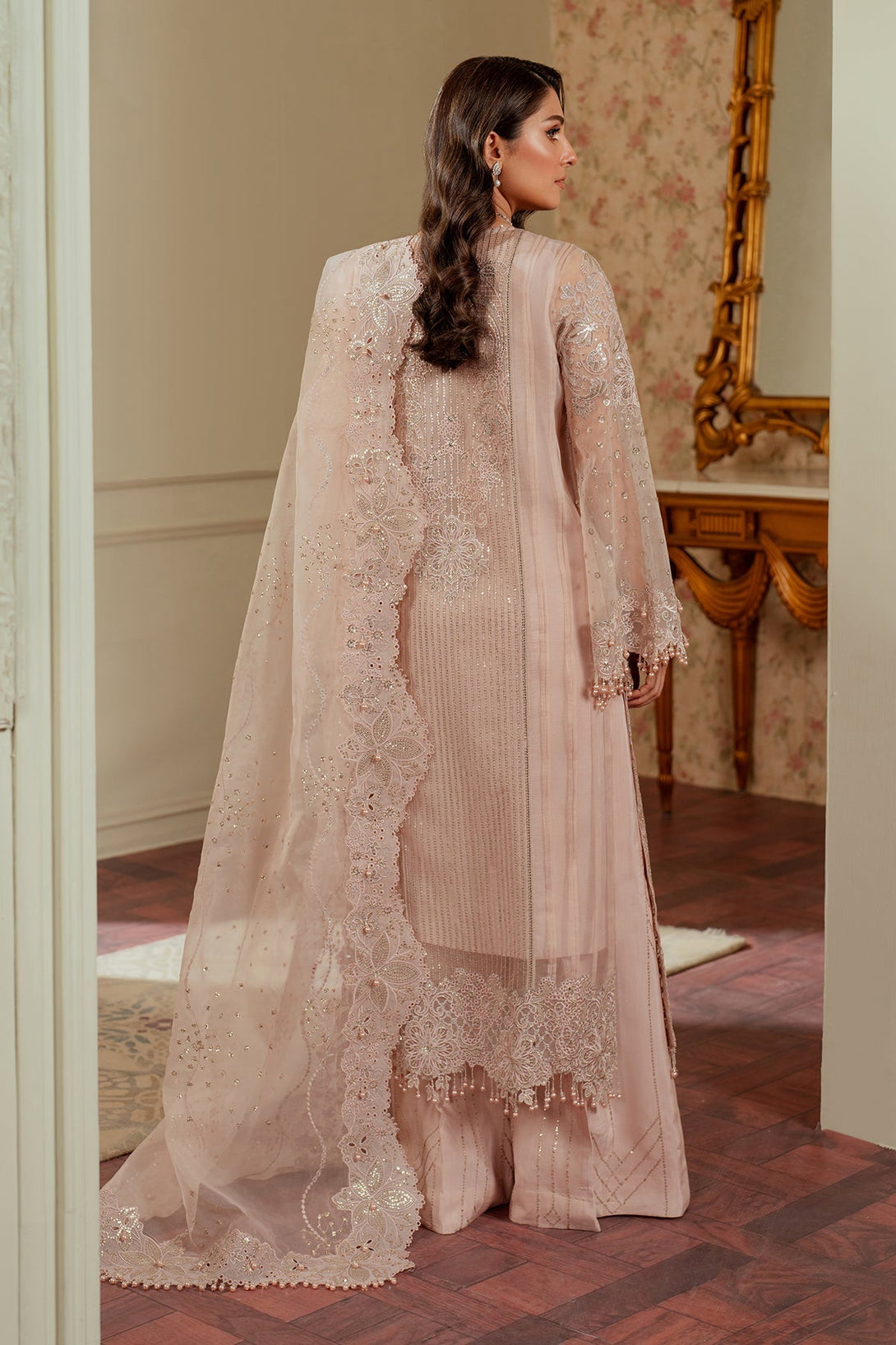 EMBROIDERED ORGANZA CH13 - 04 - NEW NAMAL PRET
