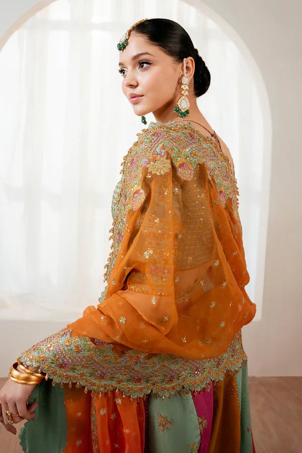 EMBROIDERED SILK UF - 4036 - NEW NAMAL PRET