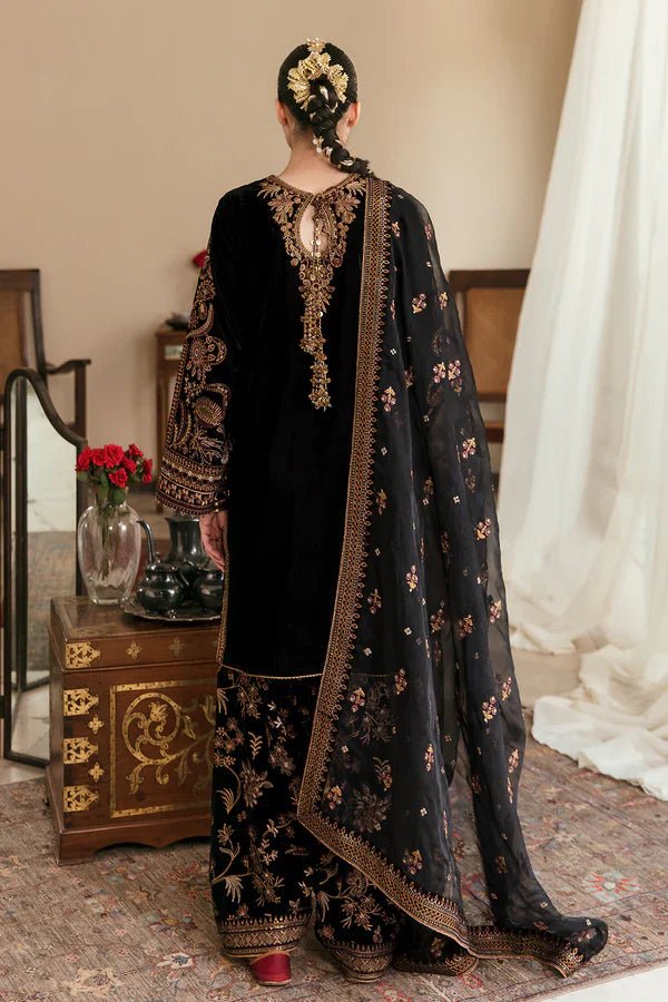 EMBROIDERED VELVET UF - 253 - NEW NAMAL PRET