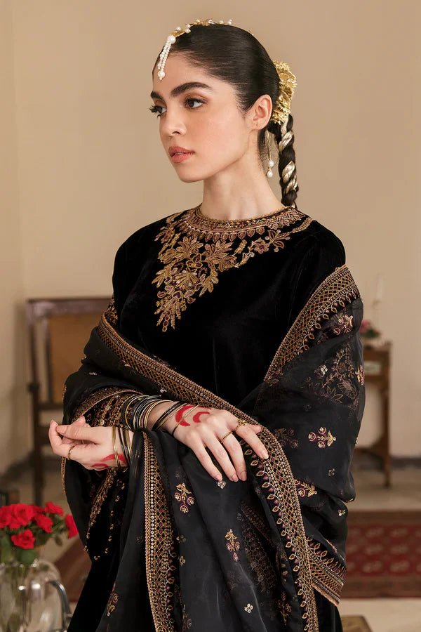 EMBROIDERED VELVET UF - 253 - NEW NAMAL PRET