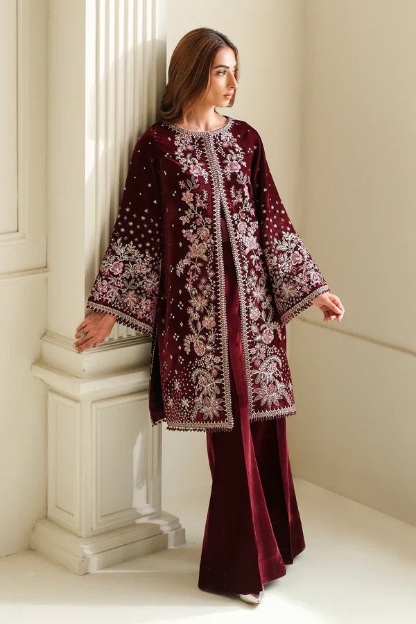 EMBROIDERED VELVET UF - 743 - NEW NAMAL PRET