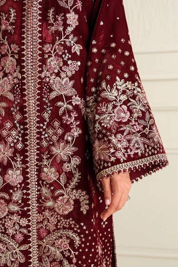 EMBROIDERED VELVET UF - 743 - NEW NAMAL PRET